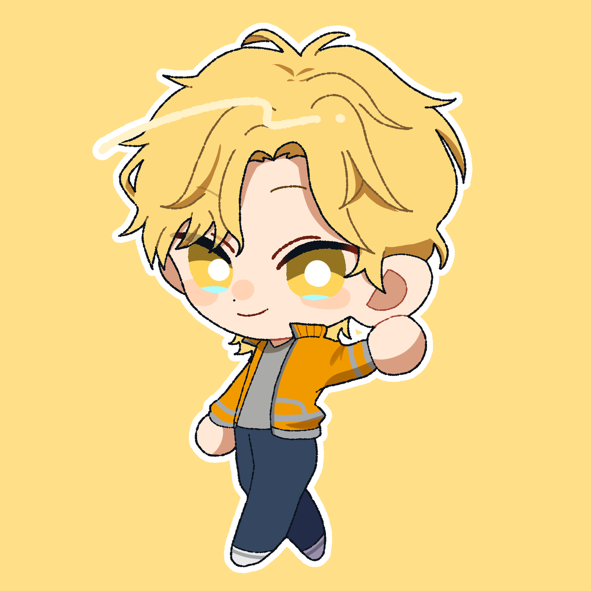 smile_biyori_'s tweet photo. すまいる日和のメンバーのミニキャラが出そろいました！
絵師様：砂糖いをり様（@n_chi21） https://t.co/GlWXEXYtF4