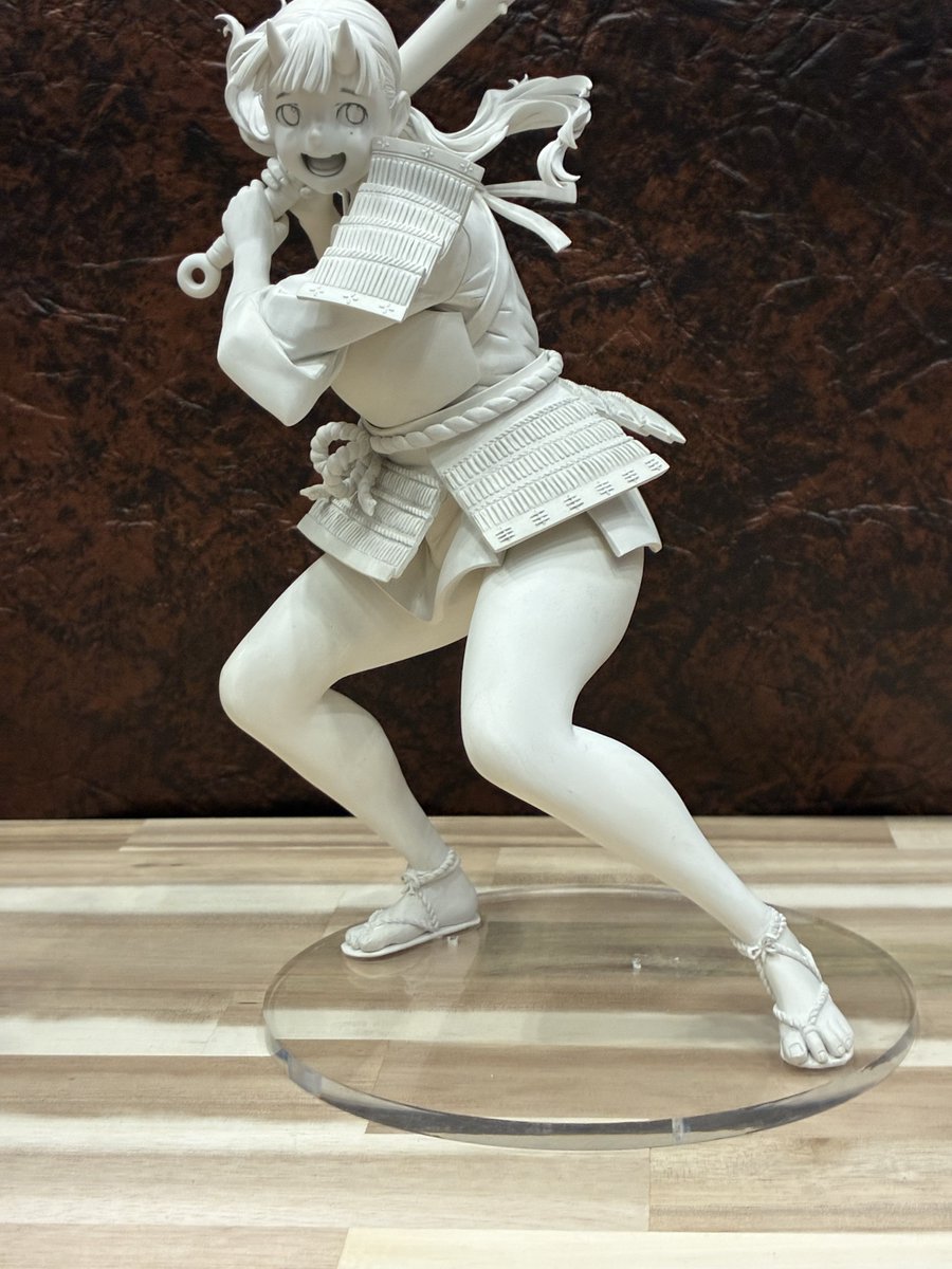jijineko_gatu's tweet photo. 伸びてるようなので小澤さんの別角度から撮った写真もあげておきます
甲冑の細かさや“動"の表現、肌の生々しさ
同じニューファンド使いとしてとても勉強になります https://t.co/q9U5S9V40h
