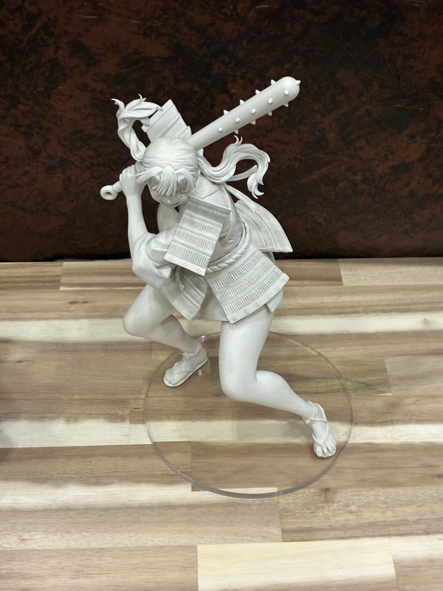 jijineko_gatu's tweet photo. 伸びてるようなので小澤さんの別角度から撮った写真もあげておきます
甲冑の細かさや“動"の表現、肌の生々しさ
同じニューファンド使いとしてとても勉強になります https://t.co/q9U5S9V40h