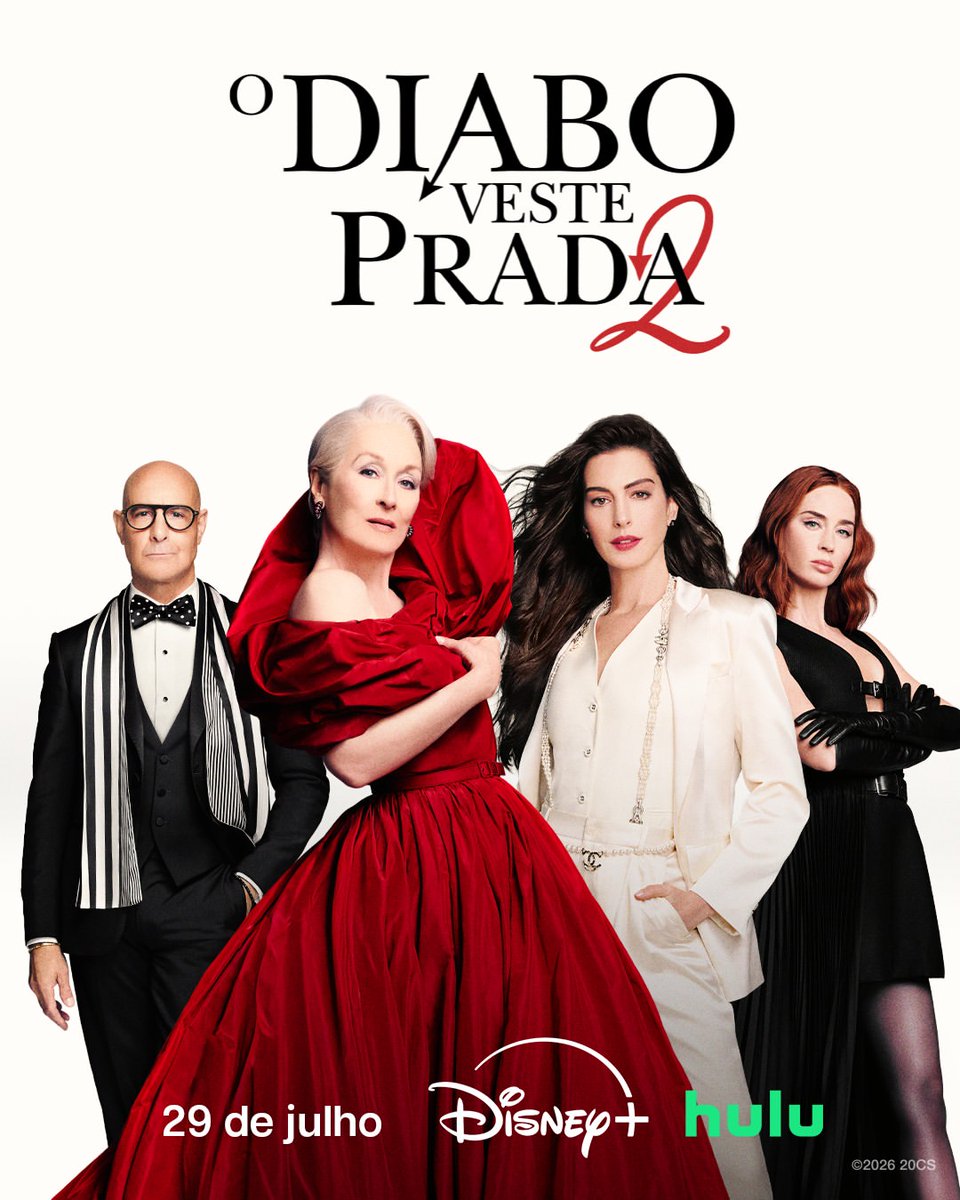 InfoDisneyHulu's tweet photo. Destaques do Disney+ para essa semana:

· O Diabo Veste Prada 2
· Fúria
· A Família Radical: Maior e Melhor (T4)
· Yu-Gi-Oh! (T2)
· Episódio especial de Adultos
· Lollapalooza Chicago (Ao Vivo)