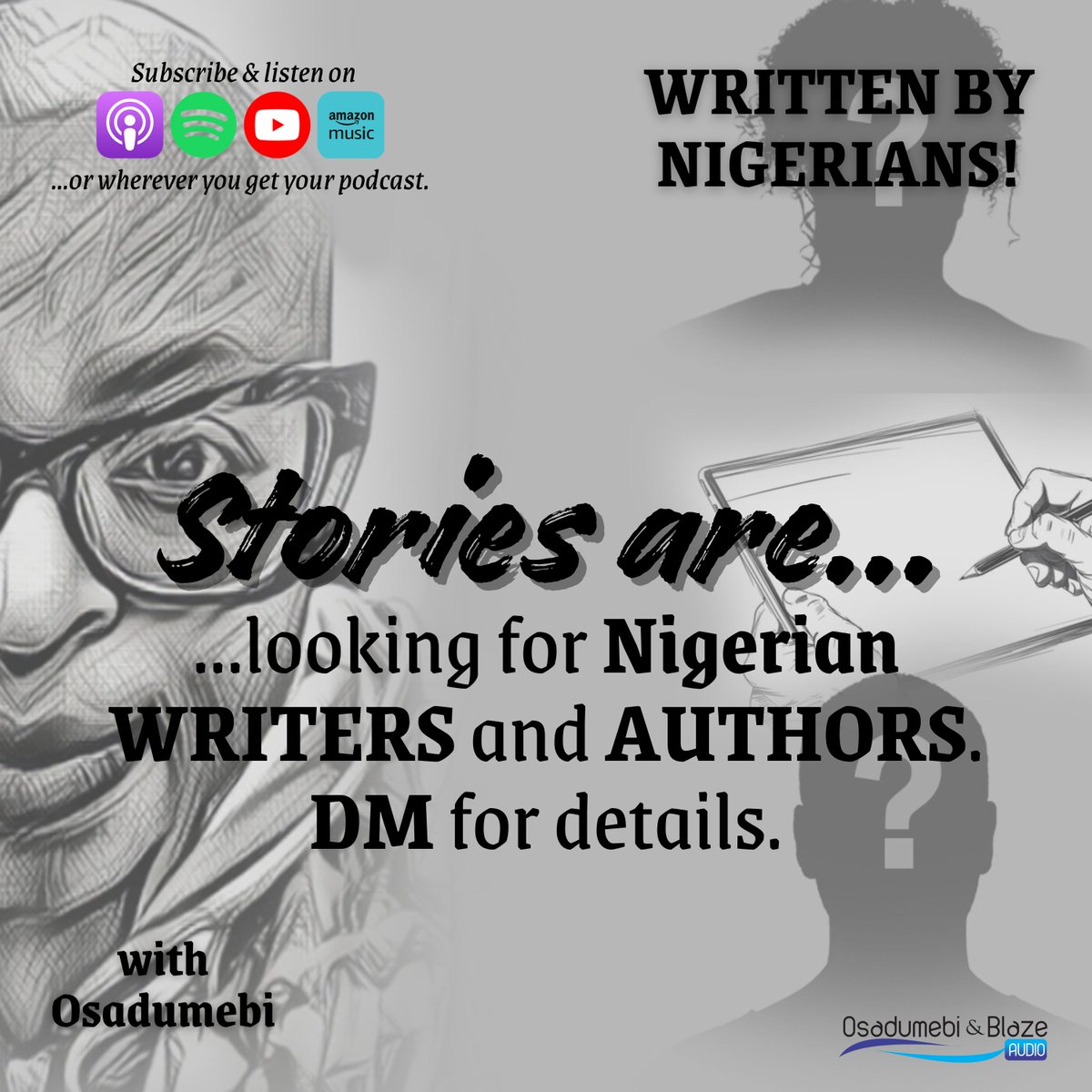 osadumebi's tweet photo. 🎧 New Episode Alert 🎧 

Broken by @titilayo_olurin

Some women don't stop speaking, they simply stop being heard.

Subscribe and listen on Spotify, Apple, Amazon, YouTube and several other audio streaming platforms.

#storiesare #shortstories #nigerianwriters #nigerianauthors https://t.co/NyhAs71AGF