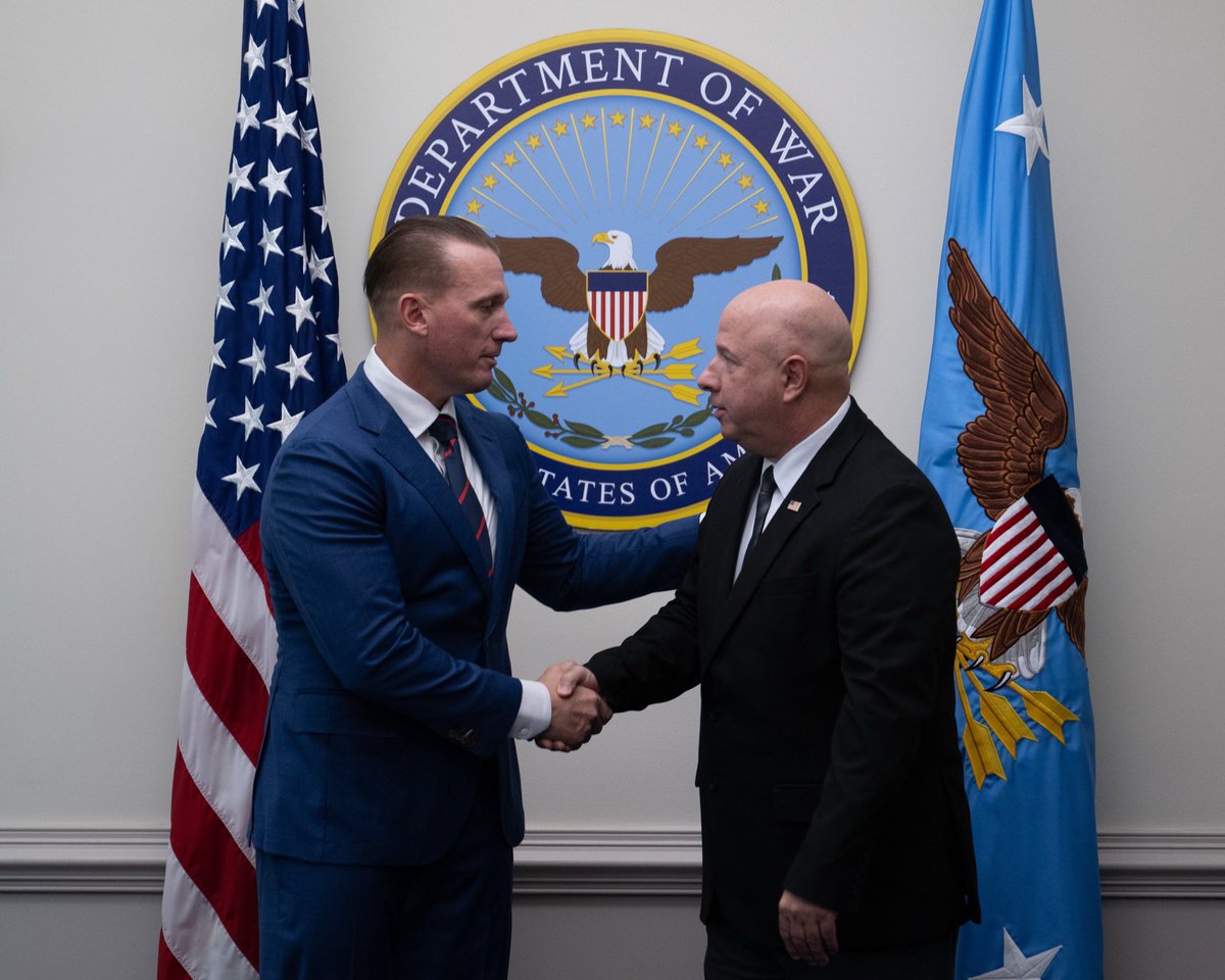 Dakota_Meyer's tweet photo. HONORED

Last week, I had the tremendous honor of once again raising my right hand and taking an oath to serve this Nation.

I’m incredibly grateful to @geressy187 for trusting me and for the opportunity to serve alongside him as part of the important work being done for our Service Members and our country.

I’m also deeply honored to serve under @SecWar. I’ve had the privilege of calling @PeteHegseth a friend, but more importantly, I know firsthand his unwavering commitment to those who wear the uniform and to restoring the warrior ethos across our military. Being part of that mission is a responsibility I do not take lightly.

Service has never been about a title. It’s about honoring the oath, earning trust every day, and doing everything possible to leave this country and our military stronger than we found them.

To everyone who has invested in me, believed in me, challenged me, and stood beside me throughout this journey—thank you. I will never take this opportunity for granted.

🇺🇸