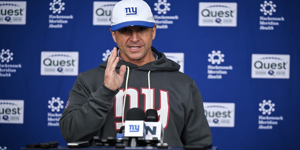 TheGiantsWire's tweet photo. Cam Newton slams John Harbaugh for speech to New York Giants

📸 John Jones, John Jones-Imagn Images https://t.co/7NIQ0qh1G0 https://t.co/j5YBAulrGs