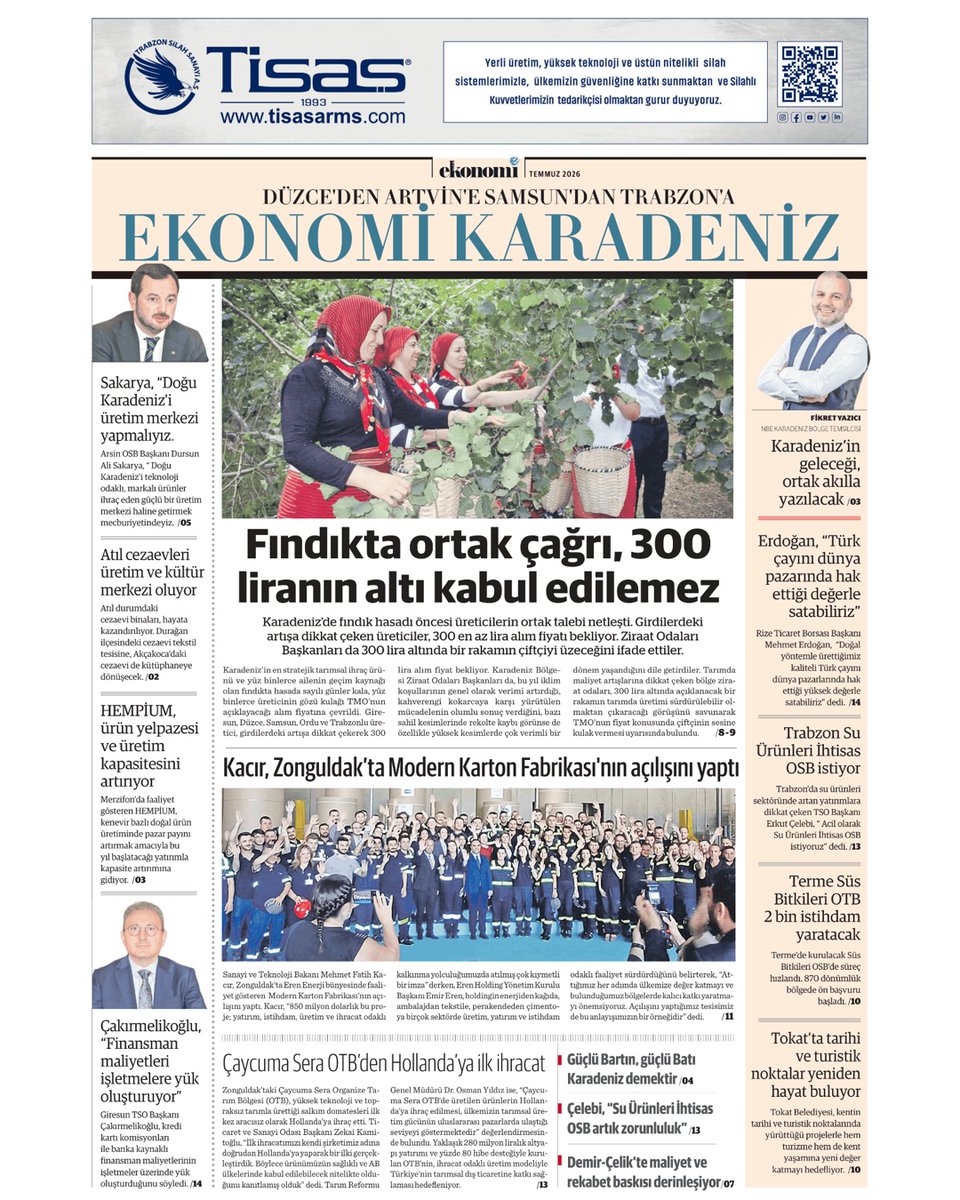 trabzonarsinosb's tweet photo. 🎙️Başkanımız Dursun Ali Sakarya’nın mesajları, Türkiye’nin saygın gazetelerinden NBEkonomi Gazetesi’nde yer aldı. 

Başkanımızın mesajını Ekonomi Gazetesi ve https://t.co/yHjeTU9f34 adresinden okuyabilirsiniz. https://t.co/DCdoHf5O02