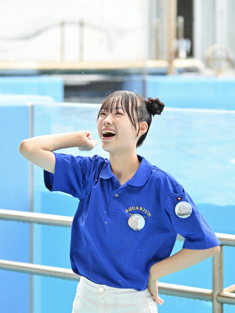 nabcame's tweet photo. 2026年7月26日(日)
ジャンピンライブ✨
【🐬のとじま水族館🐬】

北島咲さん✨
とびっきりの可愛い笑顔です😆🌈

#石川元気応援隊ジャンピン #ジャンピン #北島咲 #のとじま水族館 https://t.co/5Pp6tO5WIl