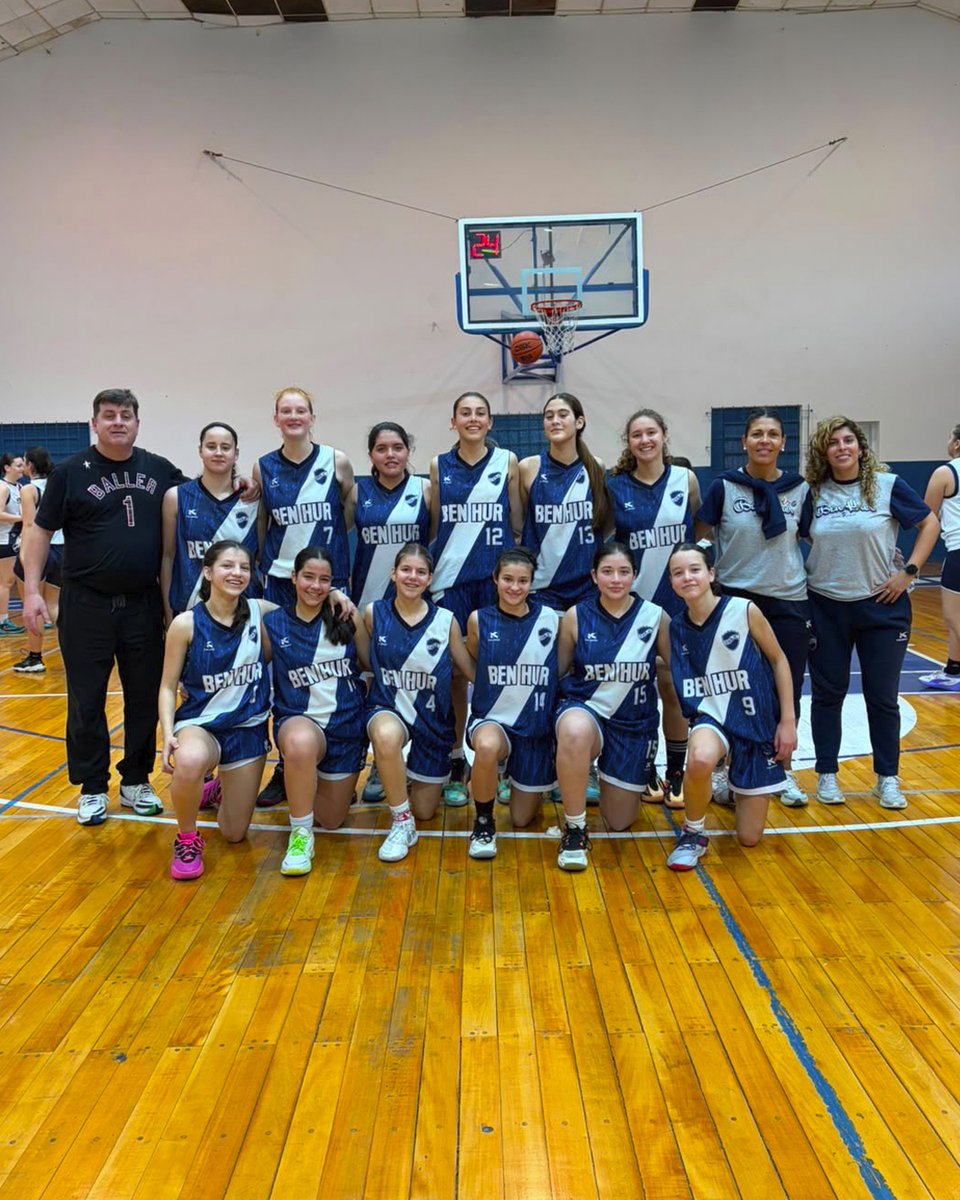 clubbenhur's tweet photo. 🏀 #FormativasARB. Este sábado, las #Lobas disputaron una nueva fecha del torneo local. En el Estadio “17 de Junio”, #BenHur recibió a Racing de San Cristóbal. También jugaron las #Lobitas de U9.
👍 U11 34-29
👍 U15 58-28
👍 U17 58-32
#VamosBenHur 🔵⚪🔵 https://t.co/r0jQChbijz