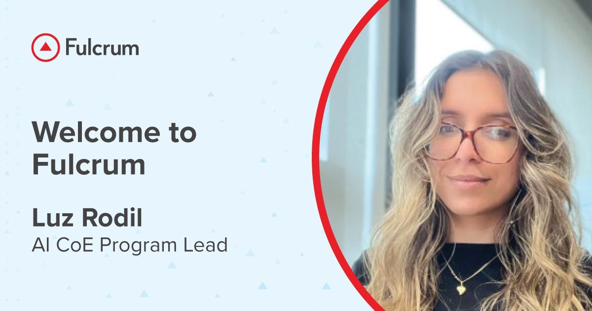 fulcrumapp's tweet photo. We're thrilled to welcome Luz Rodil (Lucy) to Fulcrum as our new AI CoE Program Lead. Joining us from Bogotá, Colombia. she brings deep experience in AI-driven automation and operational process design.
Welcome to the team, Lucy!
#FirstDay #NewHire #WelcomeAboard #TeamGrowth #AI https://t.co/sUyDZwBVtF
