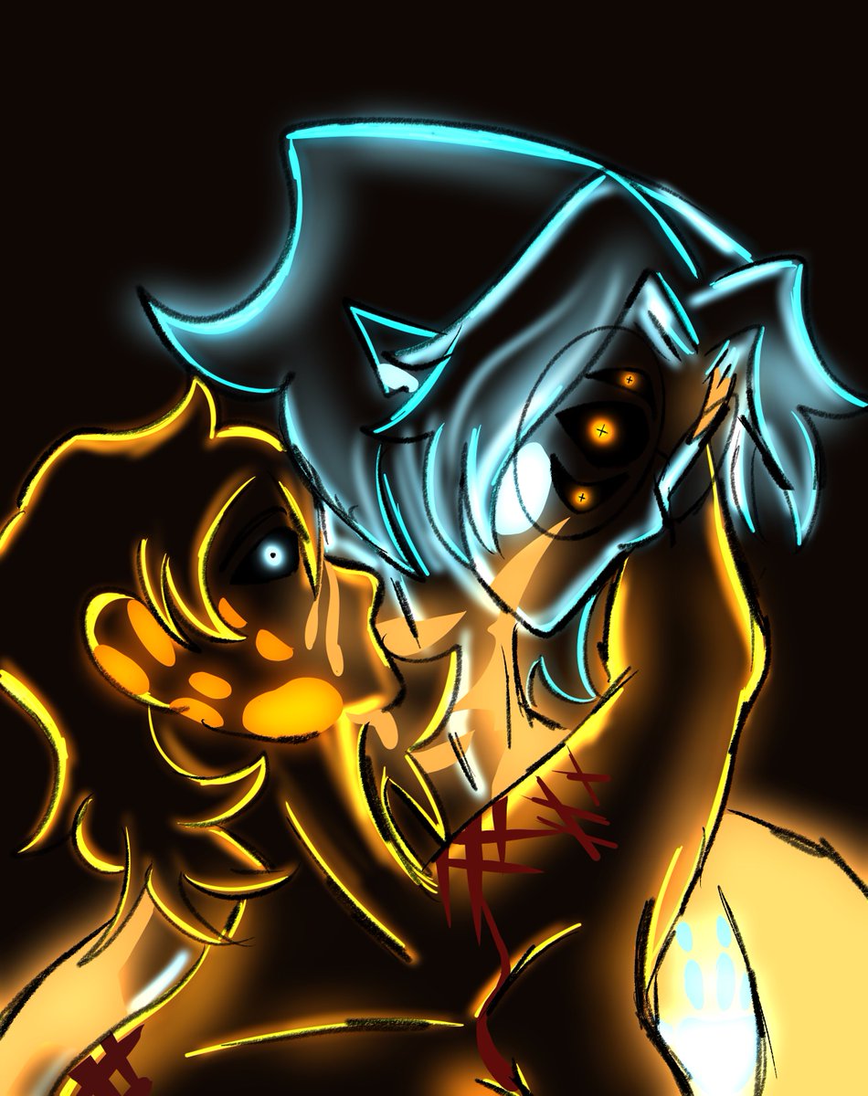 StarNSFW_4's tweet photo. So i had no Wi-Fi for like a long time and it happen that i was bored as fuck 
[CW: BLOOD AND SCARS]

1/2

#lore #digitalillustration #ocart #shipoc https://t.co/Xk5AVFFrax