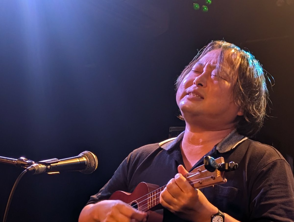 ukulelesuzuki's tweet photo. 7/24(金)川越ROTOMでの様子。
写真は仲真弘さん撮影。 https://t.co/kfISuntsPn