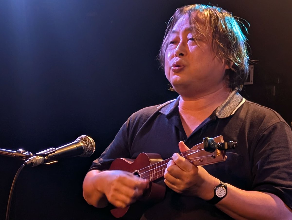 ukulelesuzuki's tweet photo. 7/24(金)川越ROTOMでの様子。
写真は仲真弘さん撮影。 https://t.co/kfISuntsPn