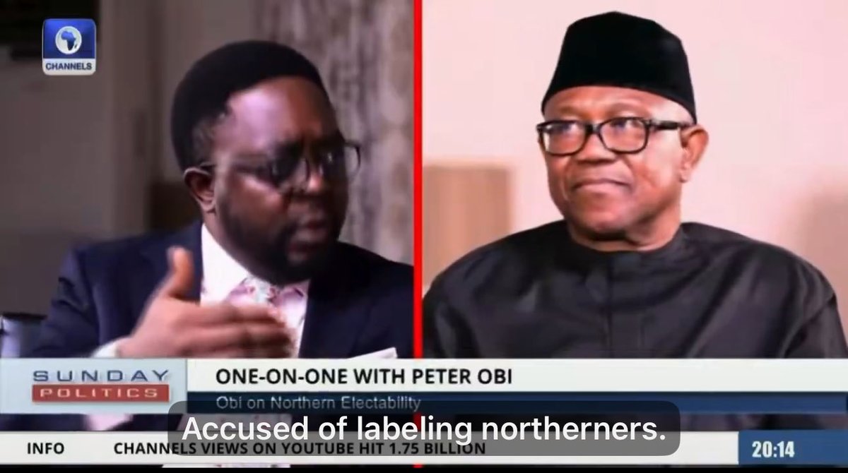 SimonChigozie2's tweet photo. The audacity of Seun Okinbaloye, a supposed journalist. How dare he ask Obi if Nigerian can trust an Igbo man to be the president. This is 💯 bigotry and an insult on the great NDI IGBO. How can we present the best candidate in the person of Peter Obi to rescue Nigeria and you are asking him stupid and insulting question about trusting an Igbo man to be the president. @seunokin need to apologise to Ndi Igbo for this insult if he is not an ethnic bigot.