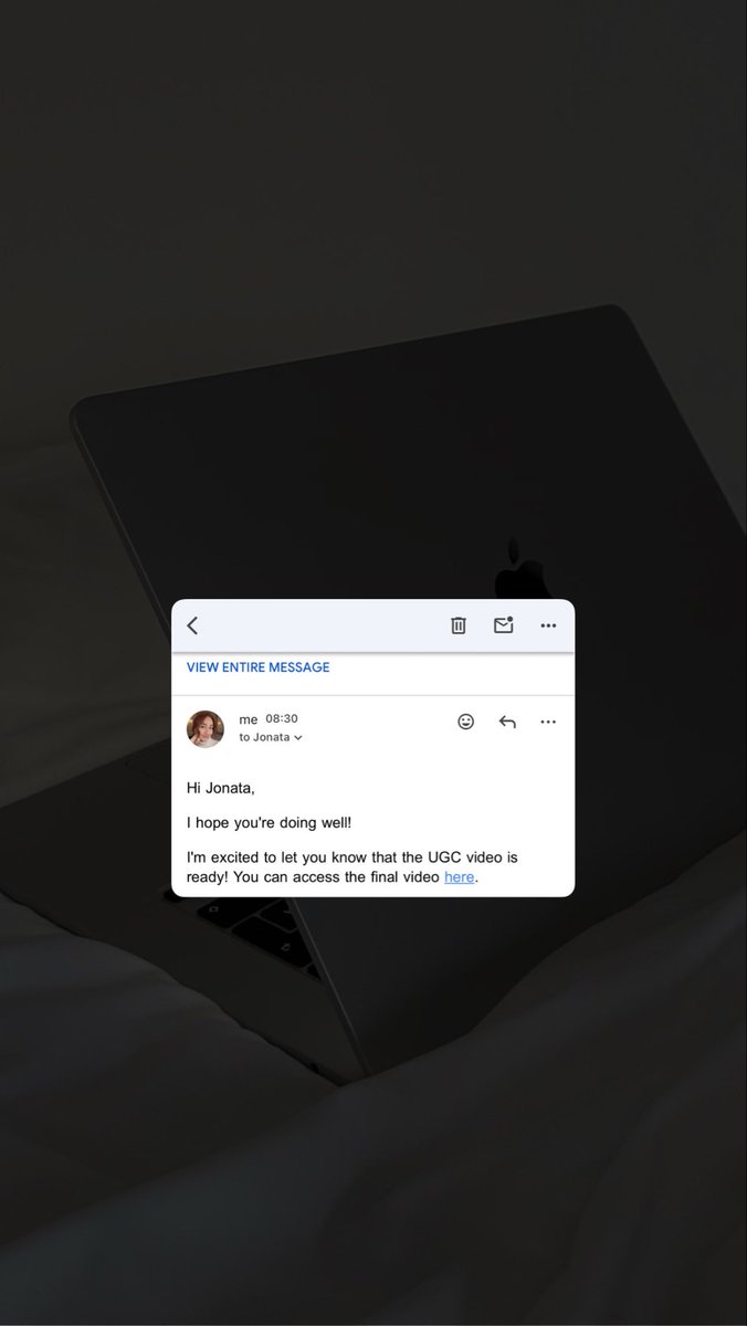 ugckaroline's tweet photo. One more brand video delivered today. Consistency > everything. ✨

#ugc #ugccommunity https://t.co/MvNOyOVBsA