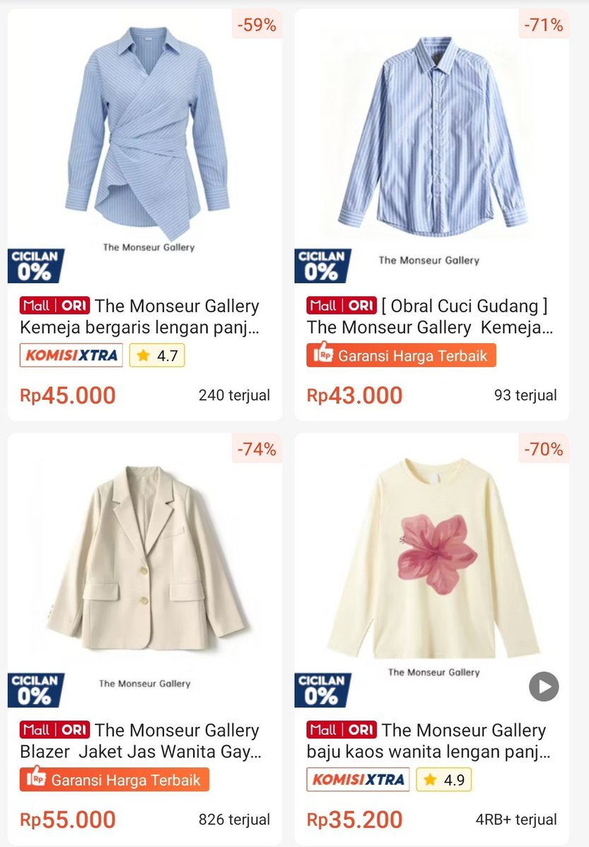 xxxirraaa's tweet photo. KAUM GAJI UMR MERAPATTT‼️
PLISS NOTICE TOKO SATU INI, MURAH - MURAH BANGET KOLEKSINYA🥺❤ https://t.co/8YHRpZJETe