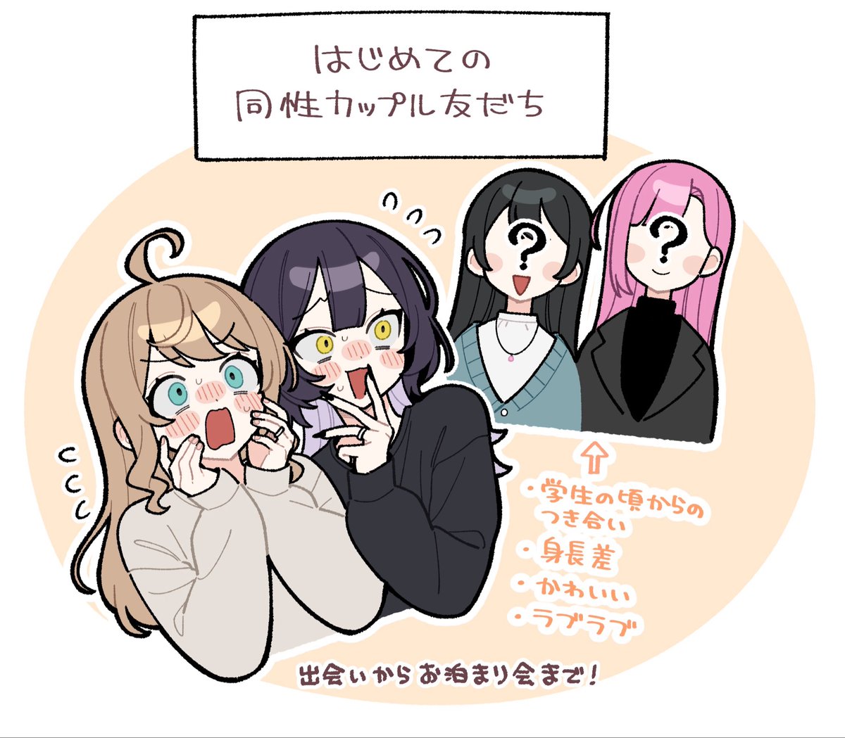 daruma_tatsuma's tweet photo. 小春と湊④、実在する女女カップル×2のあれやこれが見れるのでめちゃくちゃ楽しみだな〜
…え、明日発売！？！？ https://t.co/cVyQwQNEmT