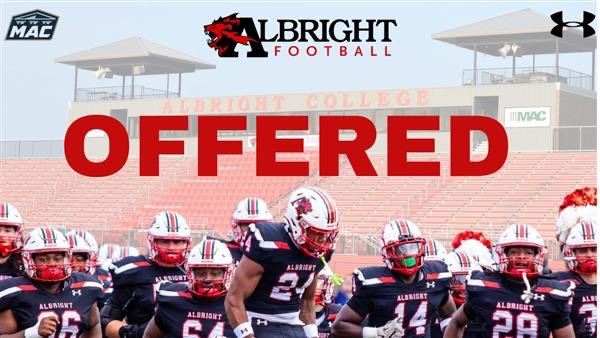 9_Davonte_9's tweet photo. #AGTG After a great conversation with @FBCoachFett1 I am blessed to say I have receive and offer from @Albright_FBall. #ACDNA  #GATA.
@coach_U @CoachEL_COHS @Dreammakerseli1 @CoachkealJa @DELCOFootball @CoachRBenj https://t.co/vN1yXy8n91