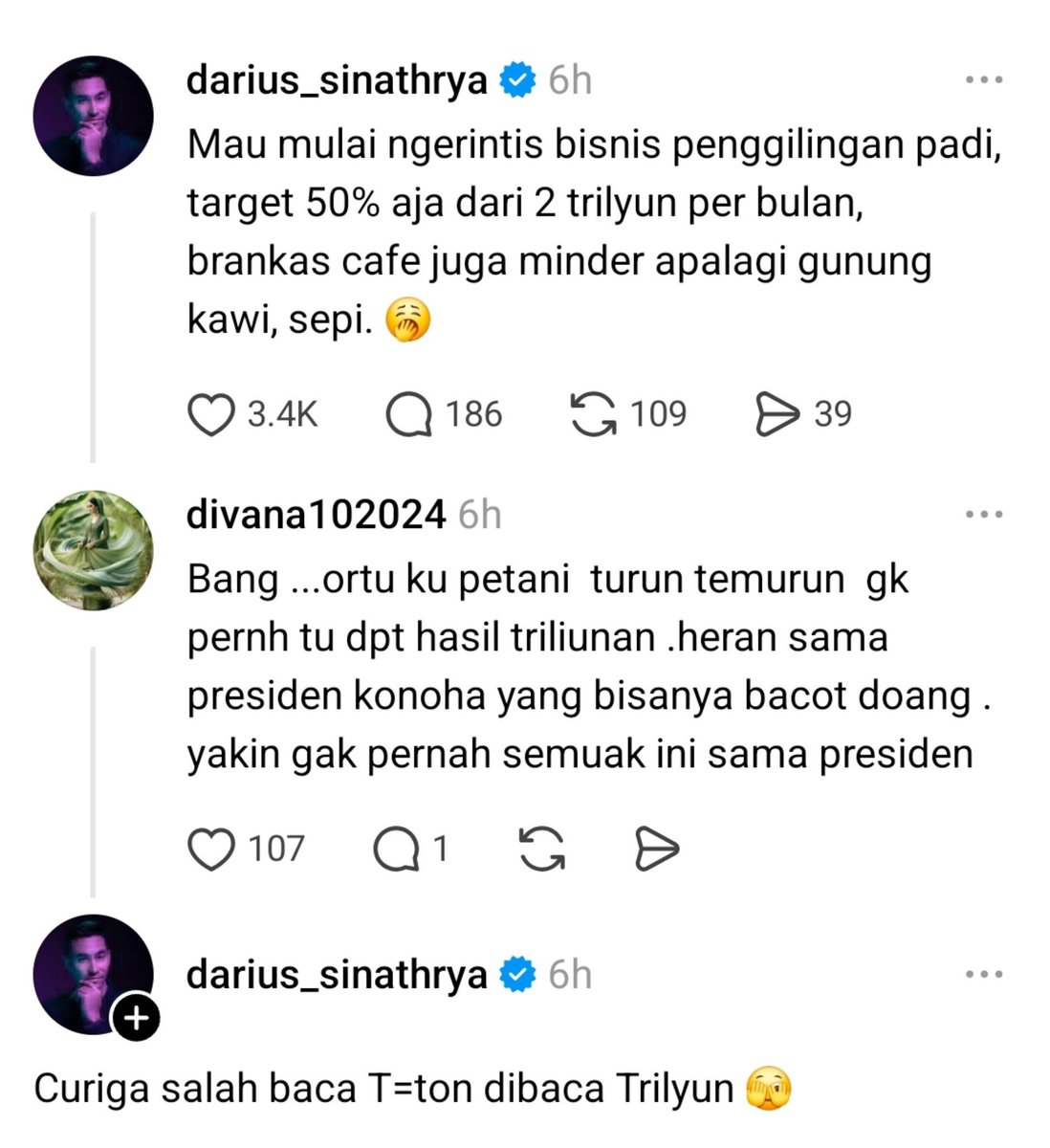Hidupsebagai62's tweet photo. Bang Darius bisa banget... https://t.co/IUDUKgcwXU
