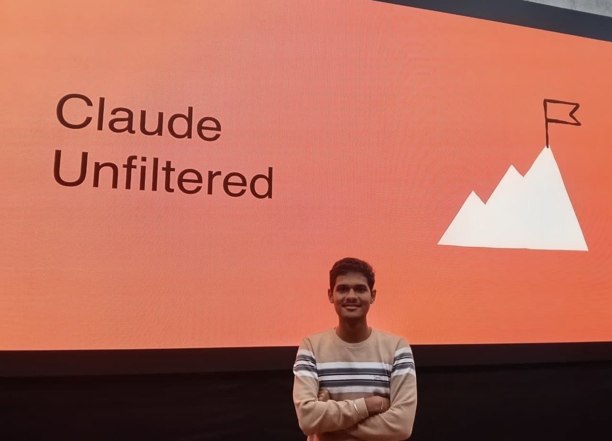 Krishna11156's tweet photo. Just attended the Claude event for college students.
It was amazing session, what I liked about it was that instead of just some tutorial. They focused on interactivity and made us think deeply.
@TheCoderShow @claudeai
#Claude #studentdeveloper https://t.co/DsOUe1uAF4