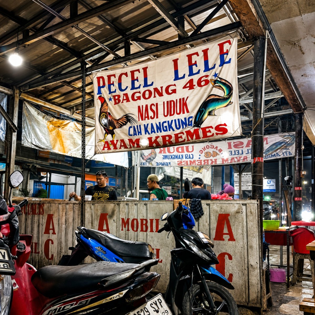 aray_4x's tweet photo. #maem 
makan malem edisi pake pecel lele,
kalian suka pecel lelenya dikremes atau yg biasa aja.. https://t.co/LtXk38rJDt