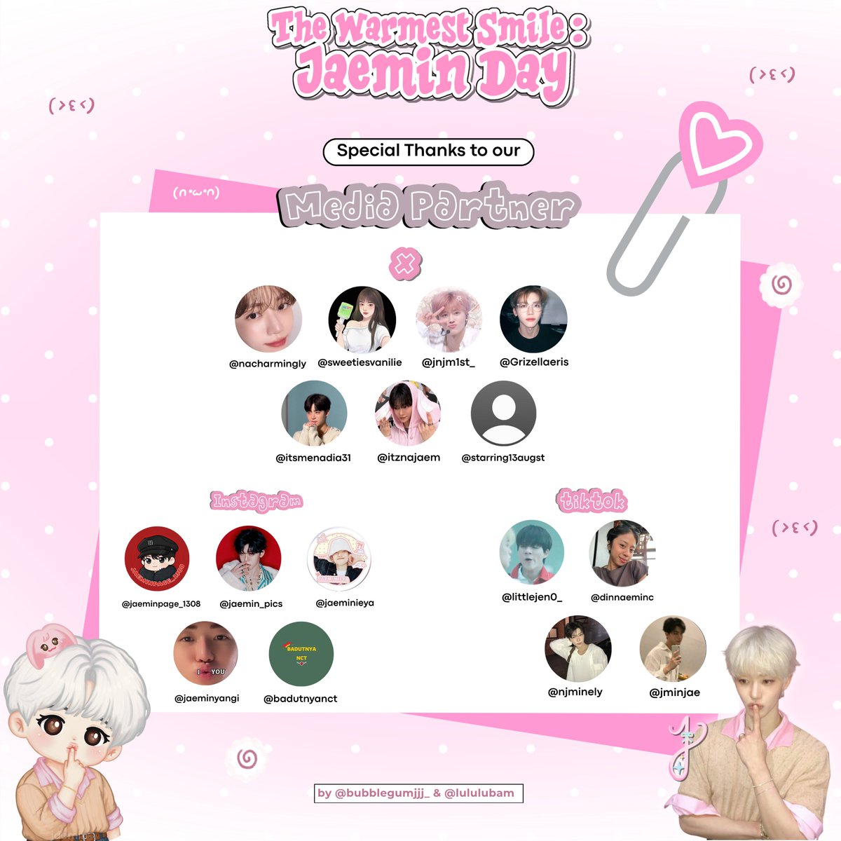 lululubam's tweet photo. @bubblegumjjj_ THANKS TO OUR MEDIA PARTNER🩷 https://t.co/gDf1vsfUJx