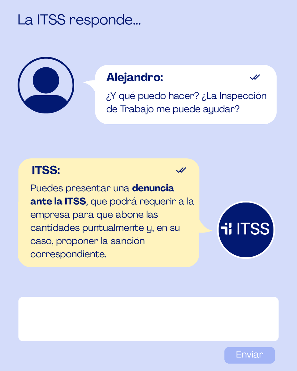 ITSS_INSPECCION's tweet photo. 🎯 Hoy te traemos la segunda entrega de "La ITSS responde". 

🔎 Si tienes dudas sobre tus derechos laborales, esto te interesa: https://t.co/5PHOBwaw1B