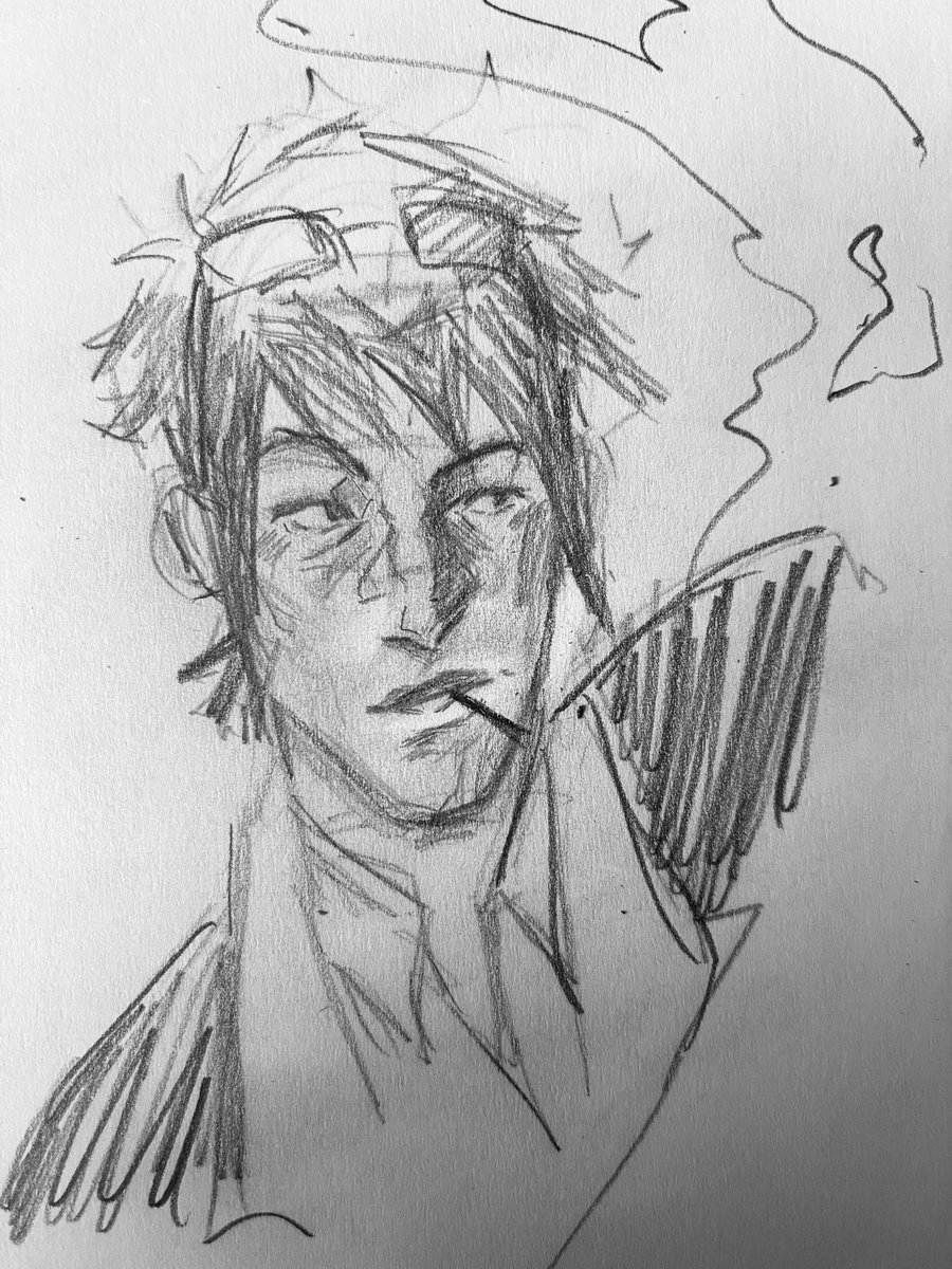 skaterboi108_'s tweet photo. More wolfwood doodles my baba #trigun https://t.co/o6rYx4tntu