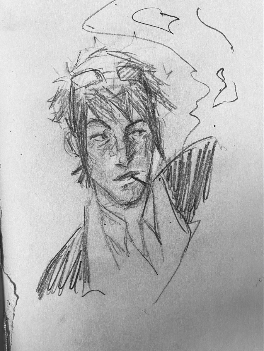 skaterboi108_'s tweet photo. More wolfwood doodles my baba #trigun https://t.co/o6rYx4tntu