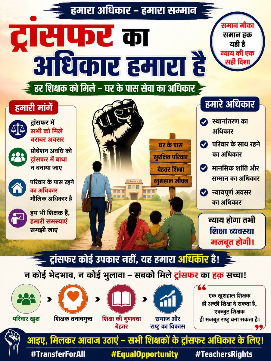 Katiharpeace's tweet photo. हमें स्थानांतरण प्रक्रिया में शामिल किया जाए 
हम भी आप के ही शिक्षक हैं।
हमारे साथ सौतेला बिहेवियर न करें।।
#TransferForTRE3
@samrat4bjp 
@mkrtiwari_bjp 
@TheNewspinch @News18Bihar @Katiharpeace https://t.co/BUme1LukUS