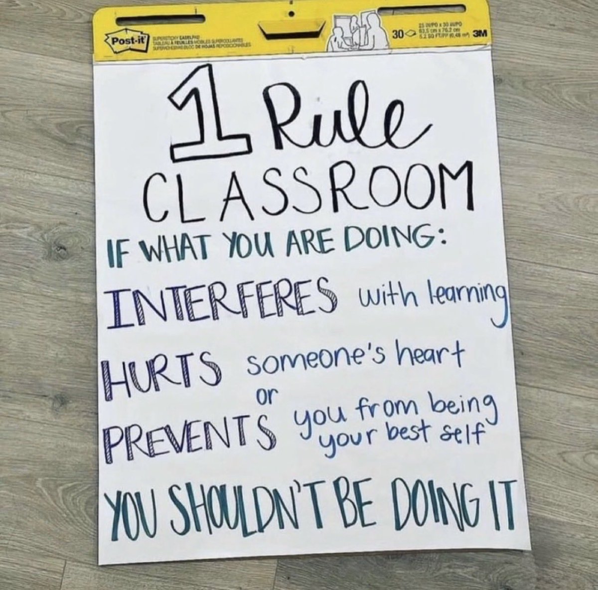 mr_Alsheimer's tweet photo. THIS!!! Set the standard and lay the groundwork for a safe, efficient, and loving learning environment for kids. 

#schoolofengagement https://t.co/3Qkm8haldJ