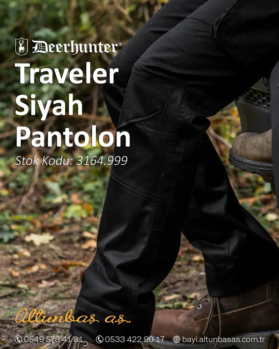 Altunbas_As's tweet photo. DEERHUNTER Traveler Pantolon ile rahatlık ve dayanıklılık bir arada. 👖
Lastikli bel, çok cepli tasarım, ayarlanabilir paça ve esneyebilen kumaş ile hem outdoor aktivitelerinde hem de günlük kullanımda maksimum konfor sağlar.

https://t.co/mcO01qLdNc

#deerhunter #altunbasas https://t.co/0ZNU4tHn3i