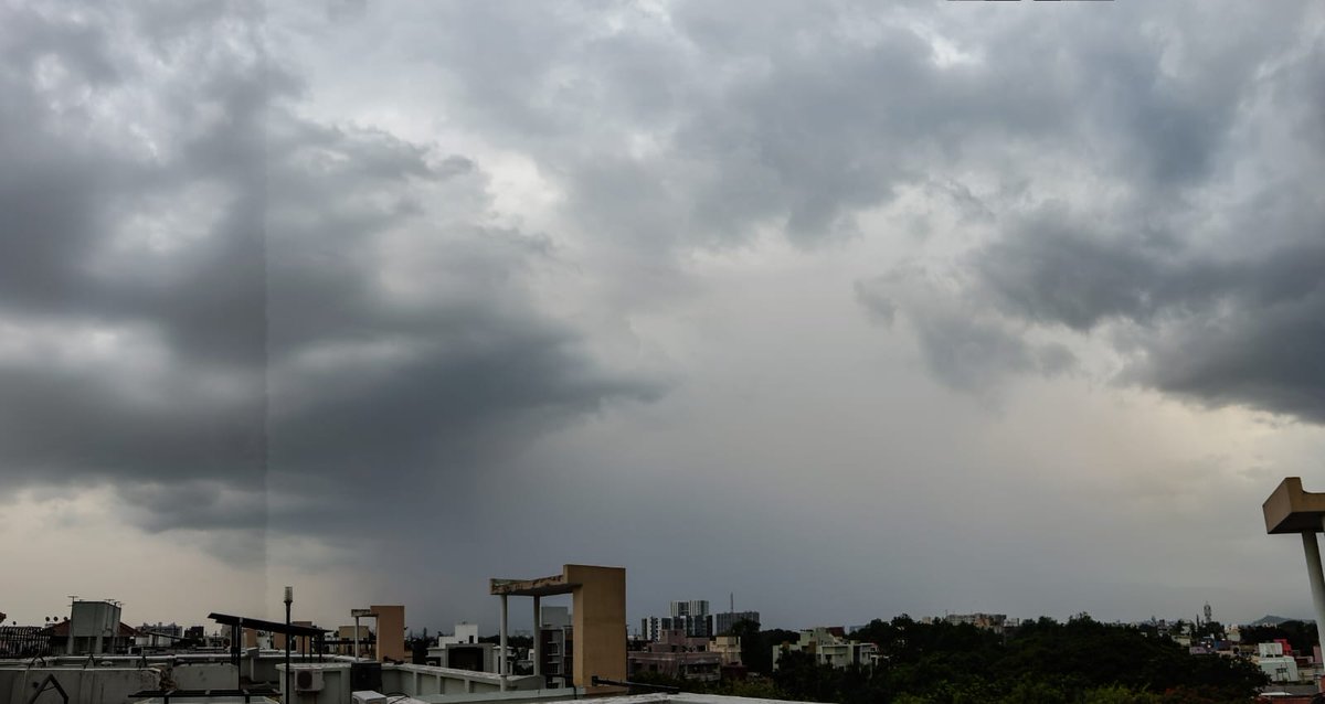 rs_weather's tweet photo. RS WEATHER PHOTOGRAPHY
LOVELY RAINSHAFT SEEN AT SOUTH EAST TO WEST OF KKNAGAR
#chennairains #southwestmonsoon2026
@ChennaiRains
@praddy06
@tvm_weatherman
@MasRainman
@kalyanasundarsv
@smkirthiga
@vedhavalli_13
@jhrishi2
@elayab1
@Gokul46978057
@Selwyyyyn https://t.co/RQV0a7giCt
