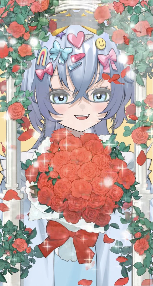 Aoki_0000's tweet photo. 枠閉じた瞬間に涙ちょちょ切れた😭
めんトス！！いずみん！！
バラの花束ありがとう😭 https://t.co/OMqLYNvjJs