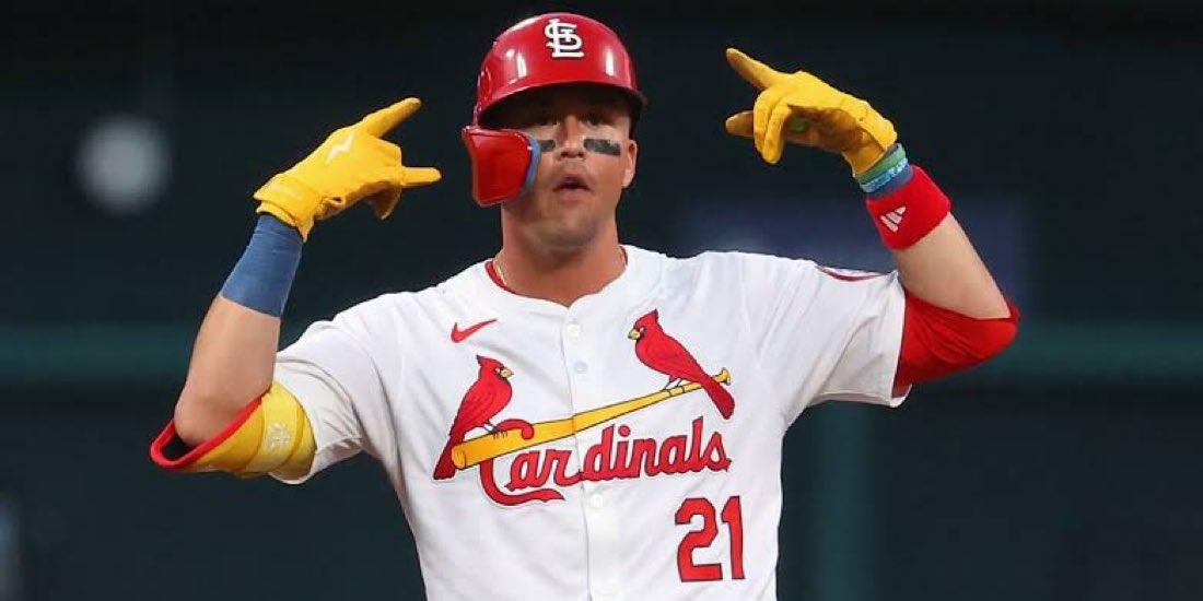 Punchoutpitch's tweet photo. The Cardinals are expected to trade Lars Nootbaar before the deadline, per @TimBritton 

“If not for last winter’s bilateral heel surgery, Nootbaar would have already been sent elsewhere.” https://t.co/qaF4B9jmuC