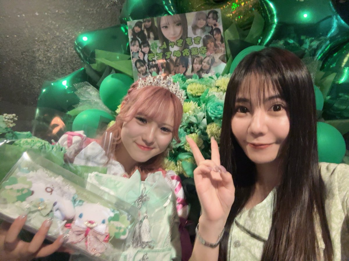 maririn_new's tweet photo. 本日主催対バンLIVE「T-Fes」でした！！
そして、ちま卒業👩‍🎓
良いLIVEだった💚今まで頑張ってくれて、アイキャリに入ってくれてありがとう✨ https://t.co/QWW0sF4llj