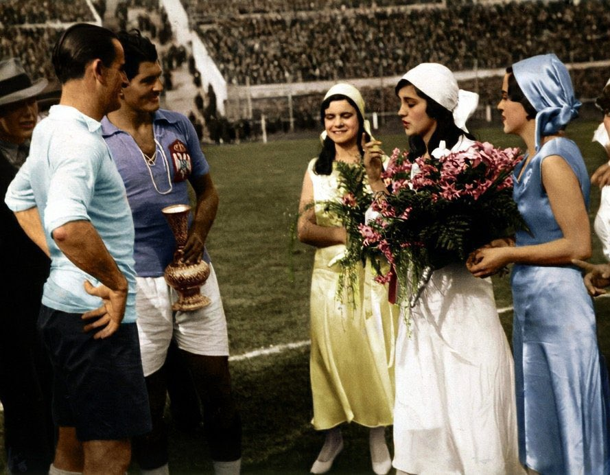 UruguayFootENG's tweet photo. Today in 1930 – Uruguay 🇺🇾 beat Yugoslavia 6-1 in Montevideo for the inaugural World Cup semi-final https://t.co/4wxQZqOmoW