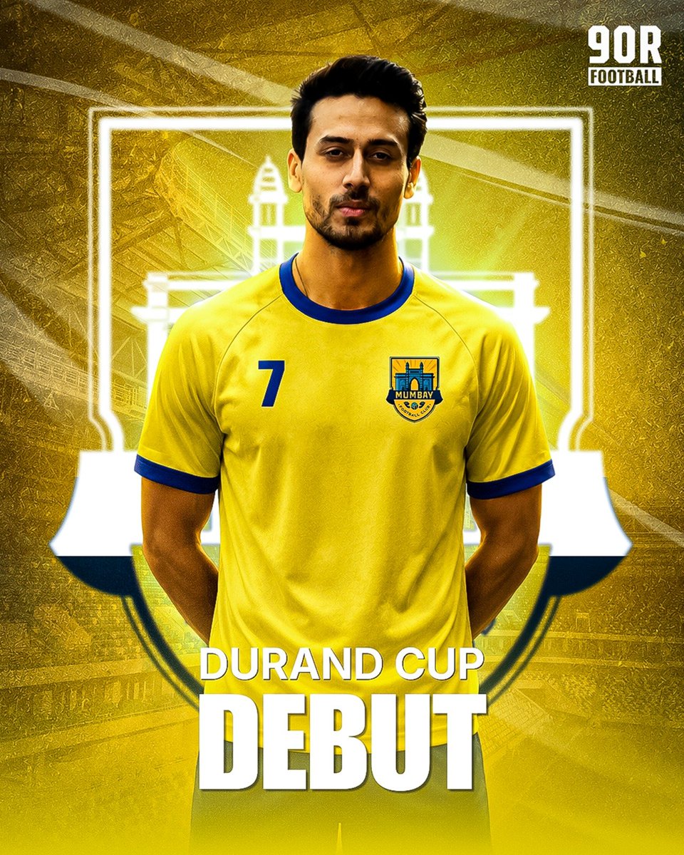 90rfootball's tweet photo. From the big screen to the football pitch? 🎬⚽
Tiger Shroff could be set for his first appearance in one of India's oldest football tournaments with Mumbai FC. Eyes on the group stage! 👀🔥

#TigerShroff #MumbaiFC #IndianFootball #Football #FootballNews #SportsUpdate https://t.co/KXIdAAks7T