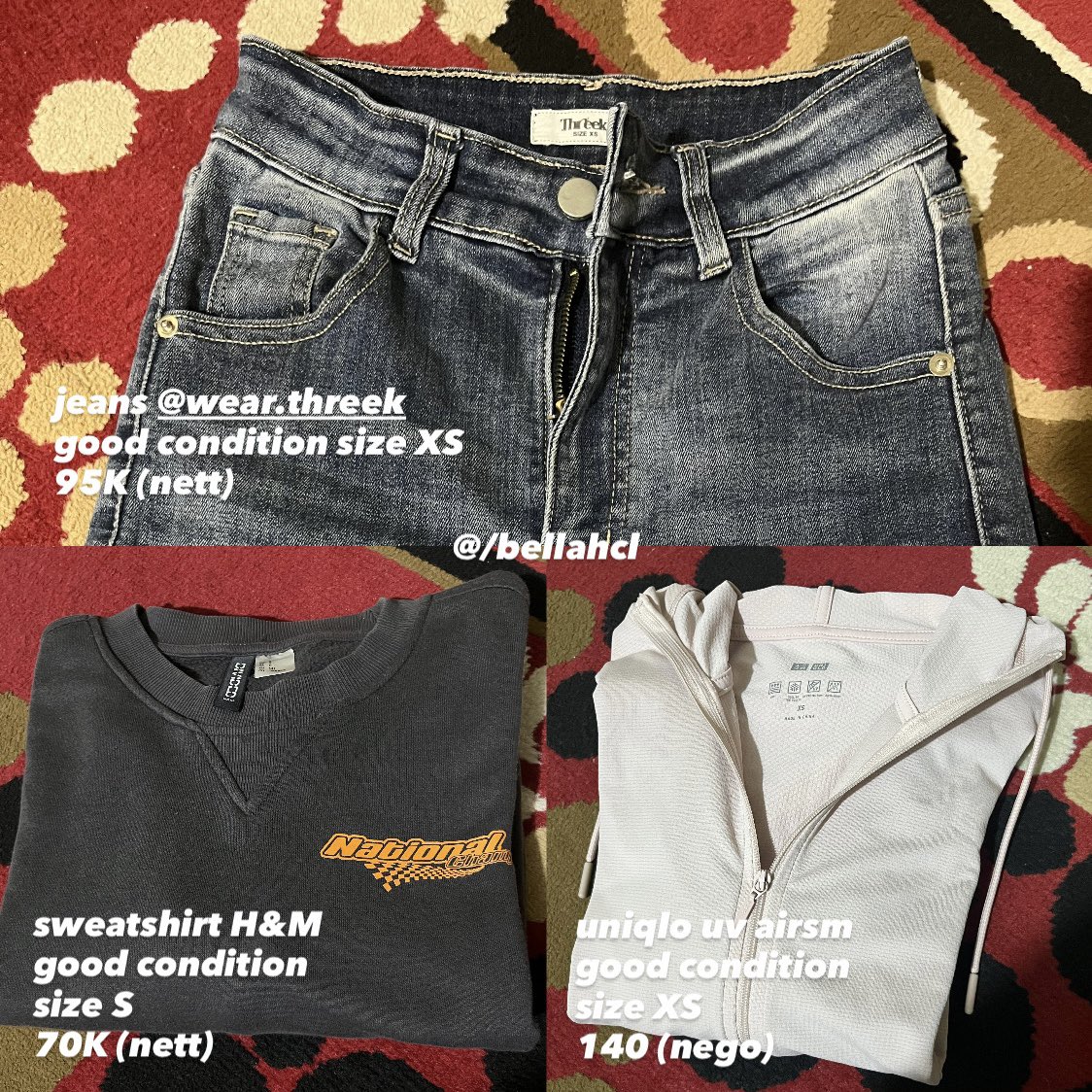 butterscath's tweet photo. WTS preloved barang pribadi ori, dan masih good condition bisa nego. kalau berminat atau mau nanya nanya the details HMU on dm 💌 (bisa oren ) https://t.co/sxFtwyTJ95