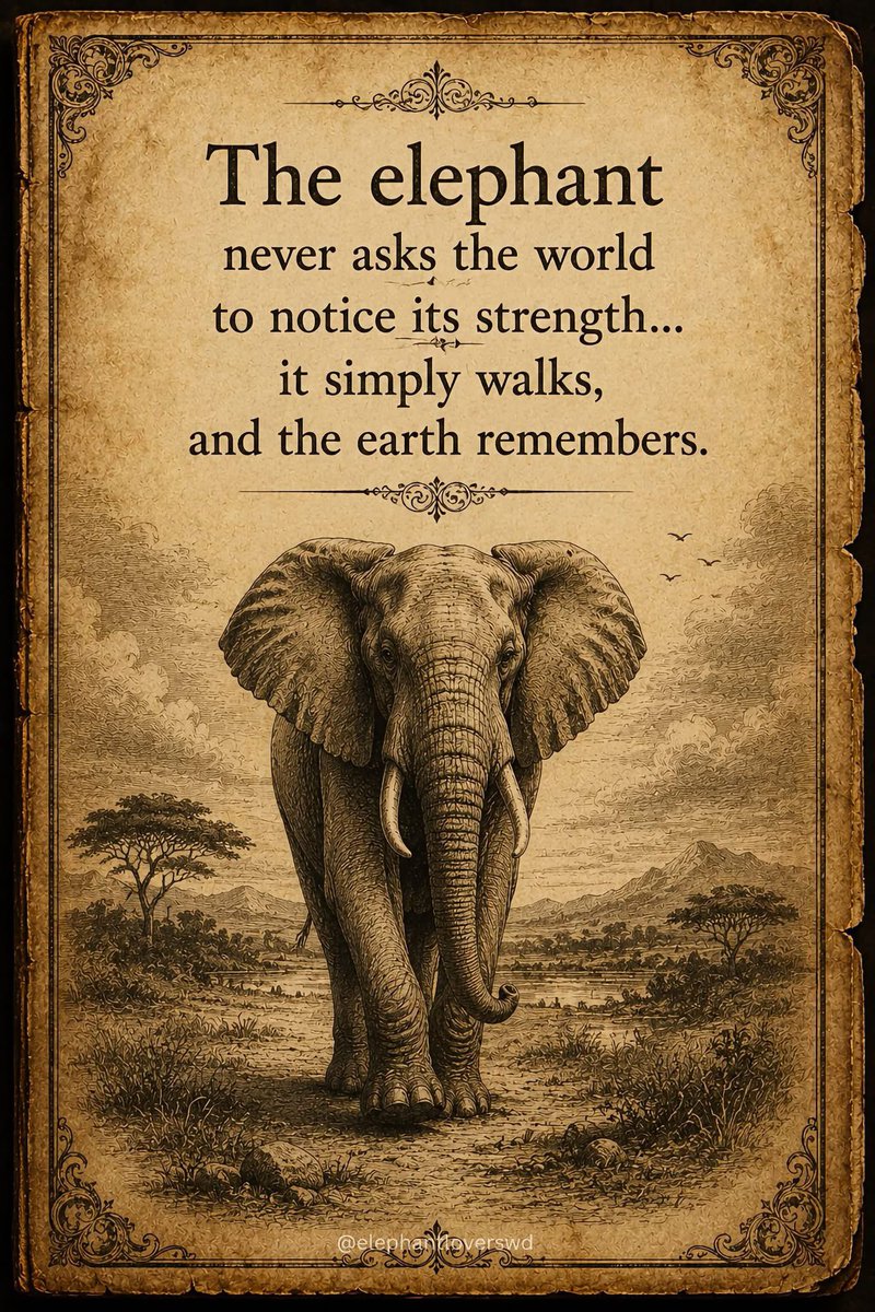THULATHULA1's tweet photo. Beautiful and so true 🐘❤️🐘 https://t.co/pWiW0jwSmF