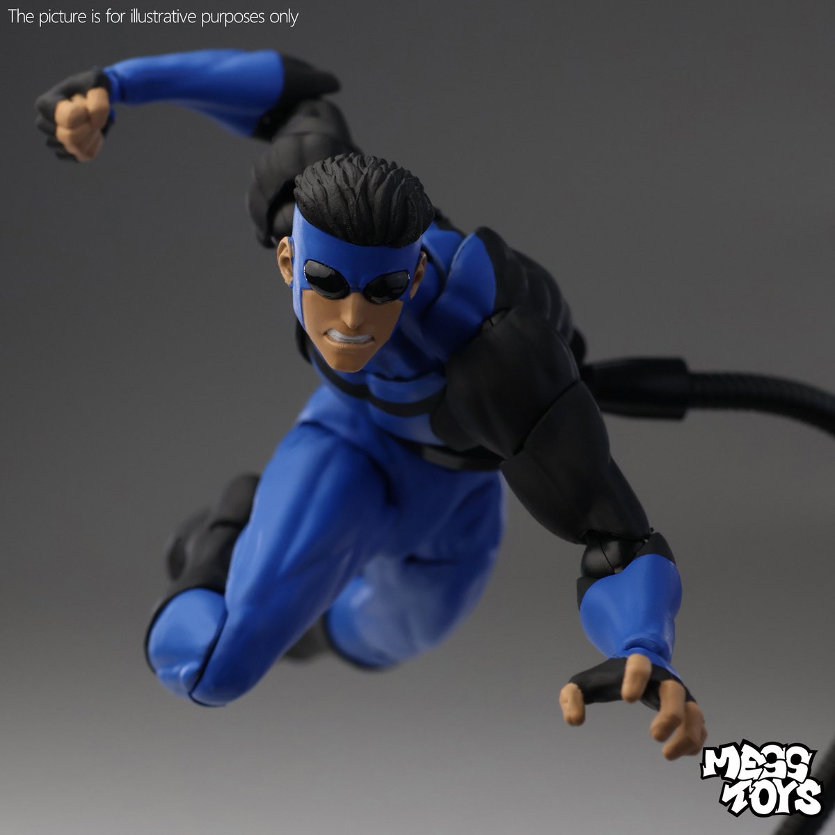 Mess_Toys's tweet photo. MESS TOYS - UNBREAKABLE (blue suit) will be available in Oct.

Height: about 160mm
Material: PVC, ABS, POK

#MESSTOYS #invincible  #Mark https://t.co/0aiIuGOn6Z