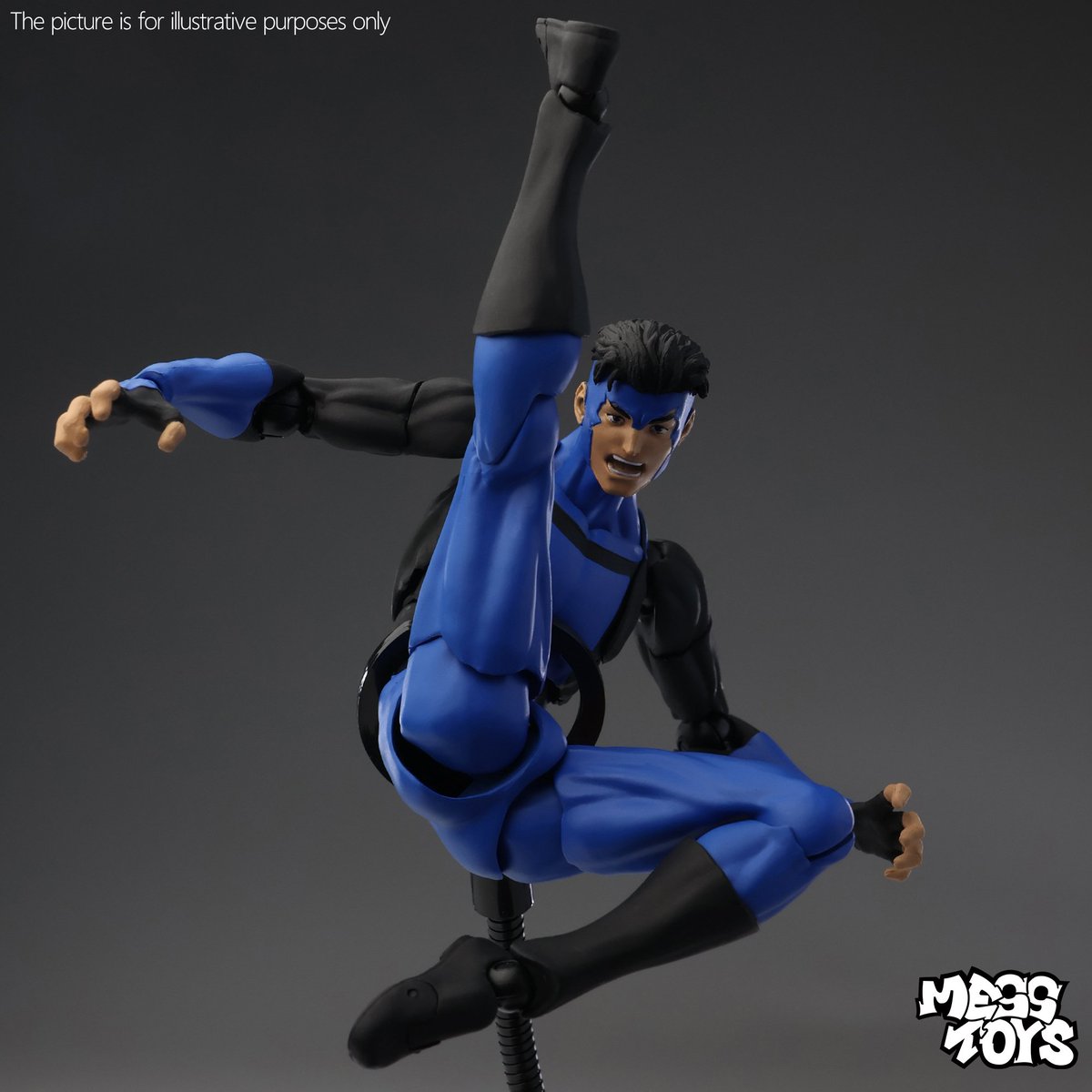 Mess_Toys's tweet photo. MESS TOYS - UNBREAKABLE (blue suit) will be available in Oct.

Height: about 160mm
Material: PVC, ABS, POK

#MESSTOYS #invincible  #Mark https://t.co/0aiIuGOn6Z