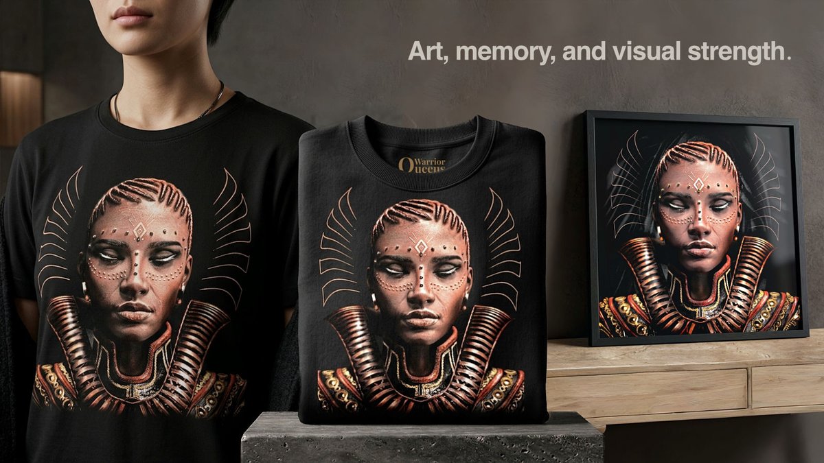 WarriorQueens_'s tweet photo. Warrior Queens is growing as a visual art, wearable art, wall art, and publishing project.

New queens, collections, stories, and cultural conversations will follow.

Discover the world of Warrior Queens:
https://t.co/XcgOH2DUxb https://t.co/U6IrdAtVL8