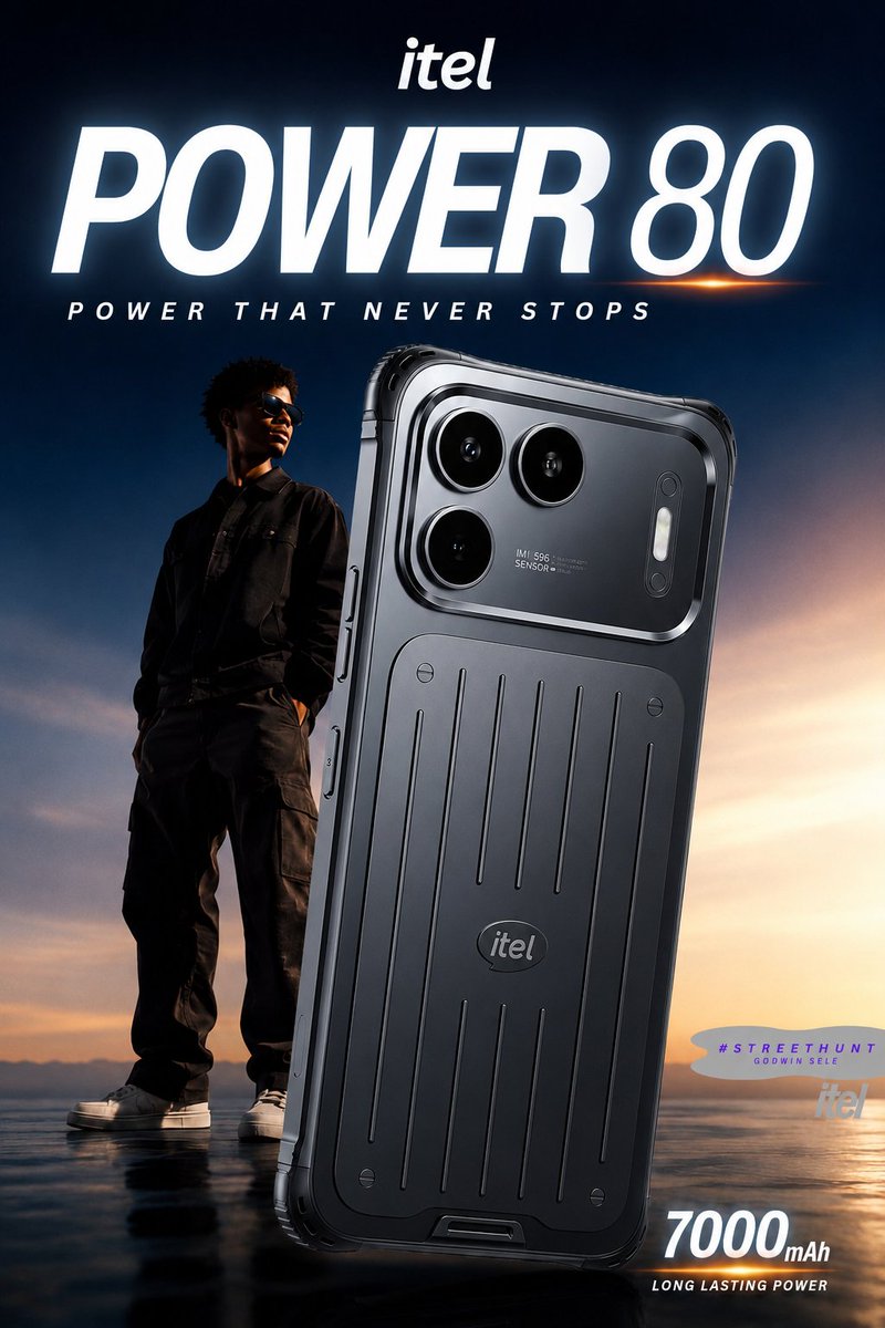 GodwinSele's tweet photo. Heard there's a newly opened gadget store in a neighbouring city.. 👀
You already know I wasn't sitting at home.
Took a little trip to see if the Power 80 had made its way there..

And since the hunt keeps getting better, I cooked up this design.

#Power80StreetHunt #itelPower80 https://t.co/xLmDQHOnqn