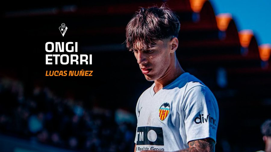 solofichajes123's tweet photo. @SDEibar @valenciacf @diarioas 🚨OFICIAL🚨
La @SDEibar anuncia la llegada del mediocentro Lucas Núñez cedido desde el @ValenciaCF #SegundaDivision https://t.co/QYhObmxYIQ