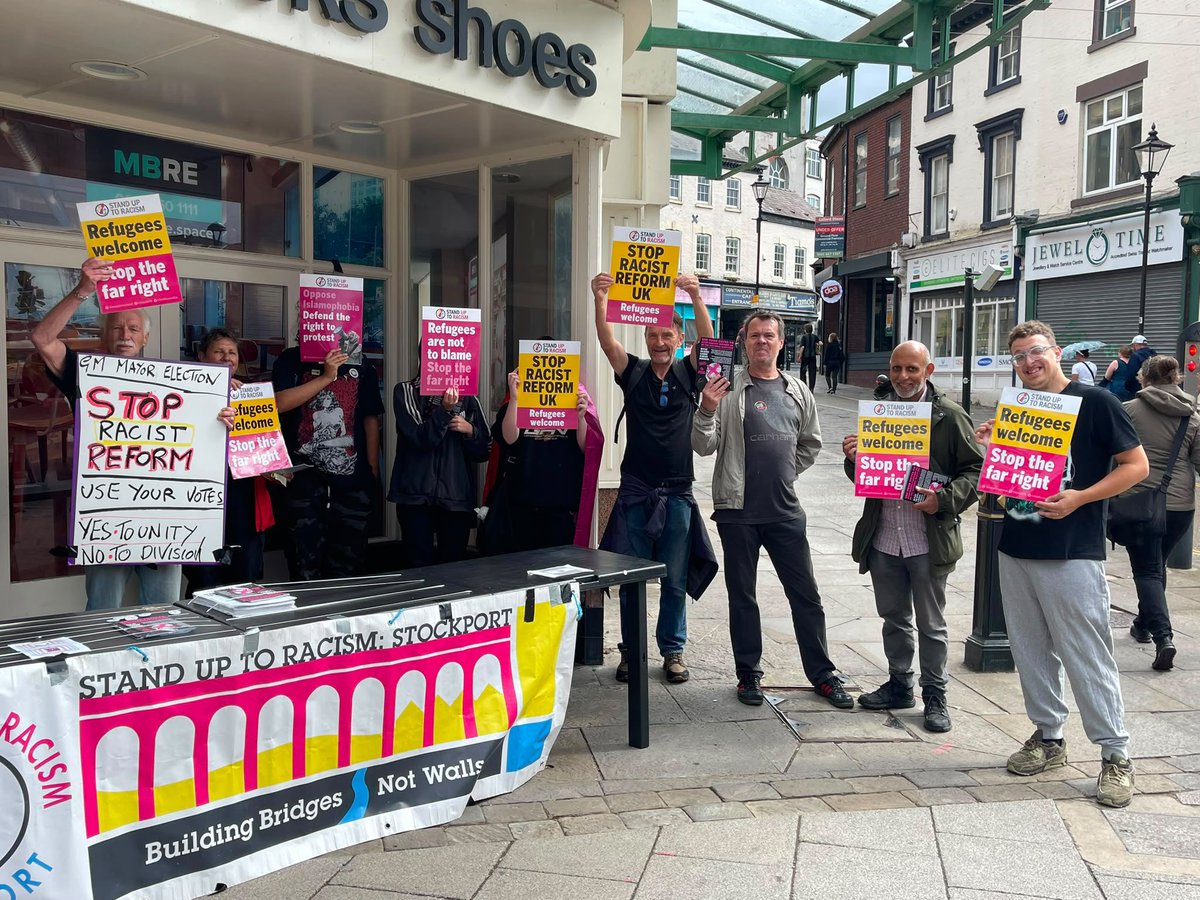 AntiRacismDay's tweet photo. Great weekend of campaigning across Greater Manchester before Thursday’s election for mayor.
Together we can #StopReform https://t.co/hgnXdr2vAe