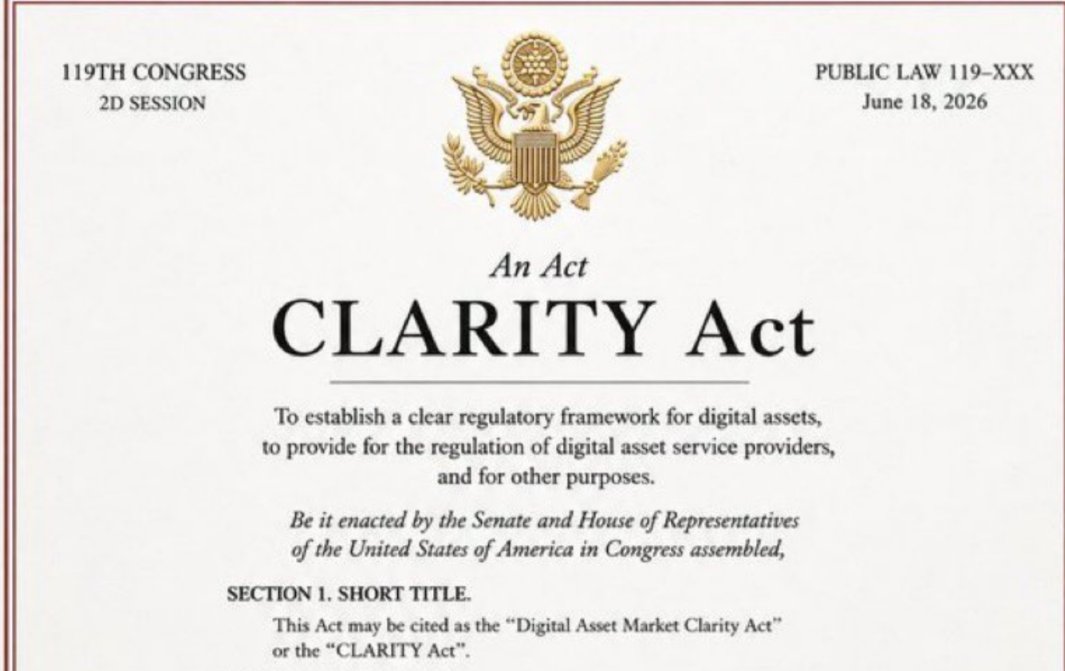 pete_rizzo_'s tweet photo. JUST IN: NEGOTIATIONS ON THE #BITCOIN AND CRYPTO CLARITY ACT WILL CONTINUE IN WASHINGTON DC TODAY

AS WE SPEAK REPUBLICANS ARE PRESSING DEMOCRATS TO COMPROMISE ON THE BILL 

WE HAVE ONLY DAYS LEFT TO ACT

PASS THIS BILL IMMEDIATELY 🔥 https://t.co/8xZmx4vbOA