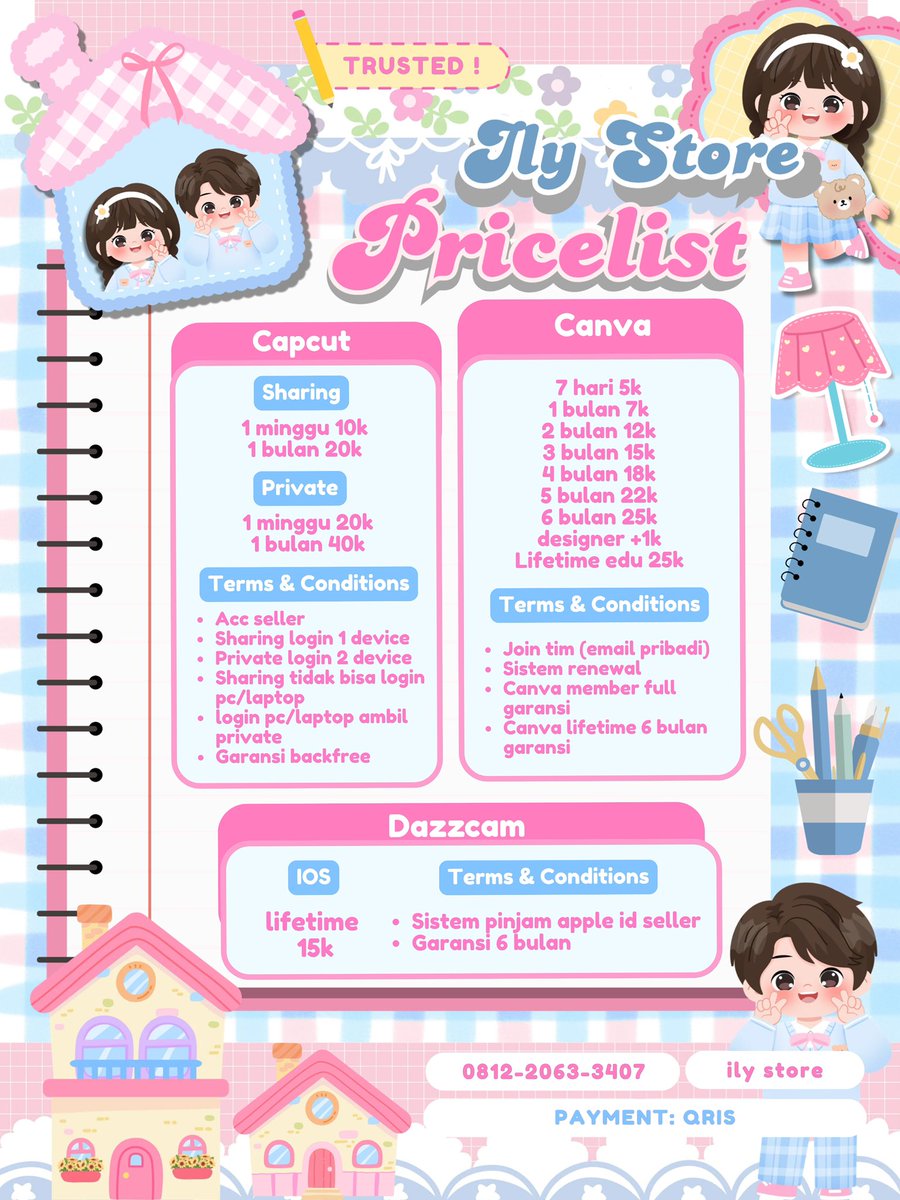 enchernte's tweet photo. met sore! canva capcut dazzcam pro premium standard ready 🍏

💌 — https://t.co/Iv0PCRKepS https://t.co/0EwYnvf8ho