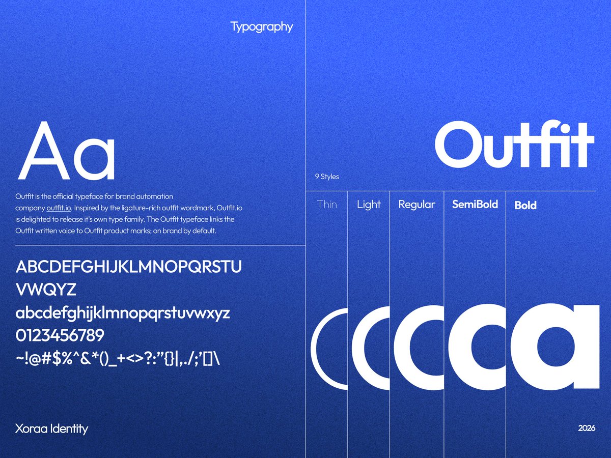 XoraaStudio's tweet photo. A strong brand starts with a memorable identity. Introducing the visual identity of Xoraaa Studio a modern, scalable, and cohesive brand system designed to create consistency across every touchpoint. #BrandIdentity #VisualIdentity #logo #Branding #graphicdesign #creativestudio https://t.co/L74jiBhrrh