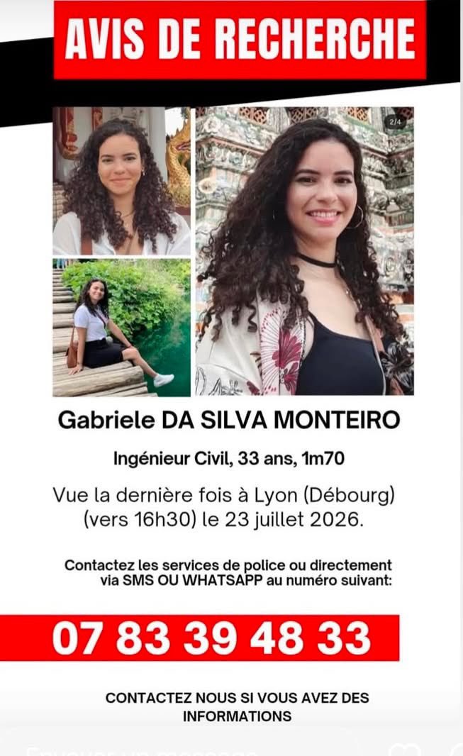 MC_Garin's tweet photo. Cette jeune femme a disparu à Lyon depuis jeudi. Merci de relayer l’avis de recherche afin d’augmenter les chances de la retrouver saine et sauve 🙏 https://t.co/jjGE6d5wTV