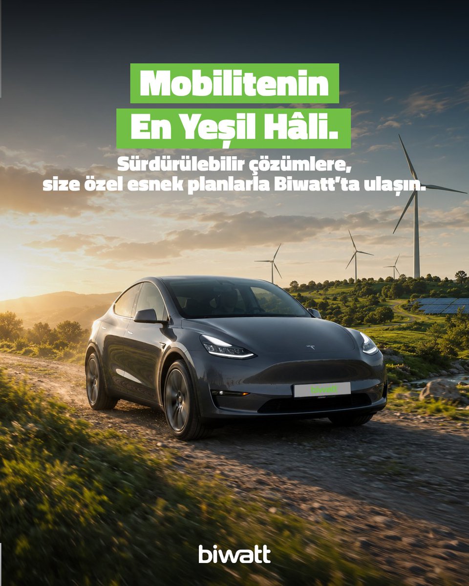 biwatt_'s tweet photo. Elektrikli araçlarla mobilitenizi daha akıllı yönetin. Aylık kiralama seçenekleriyle esnek, konforlu ve sürdürülebilir bir deneyim Biwatt’ta sizi bekliyor.
Bazı yolculuklar sizi sadece yeni rotalara değil, yeni hislere de götürür. https://t.co/EvCoNeC3Yj