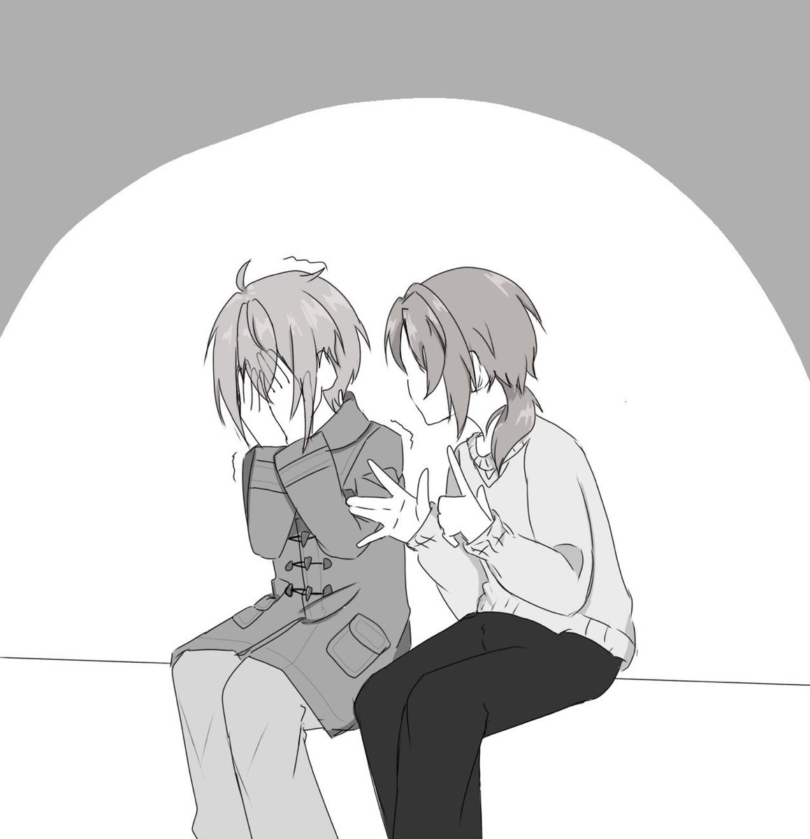 sri_1102's tweet photo. 「司の将来の夢に現実を突きつける月永レオ」 https://t.co/euD2baAnNa