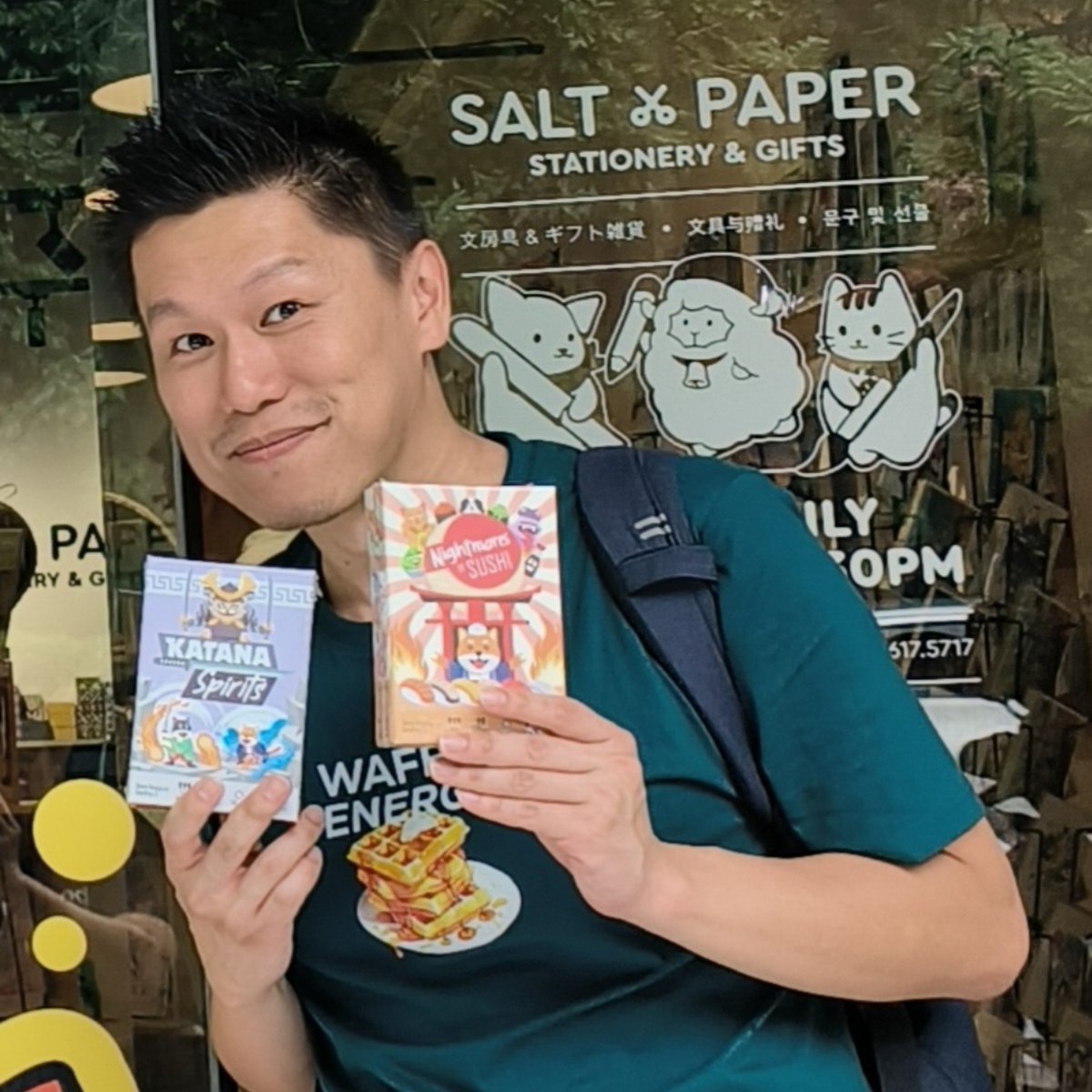 GeoffreyChia's tweet photo. Katana Spirits and Nightmares of Sushi is available for sale at @Saltxpaper in Kota Kinabalu, Sabah.

Also check out other interesting gifts and stationeries as well. https://t.co/nd5YuVElNi